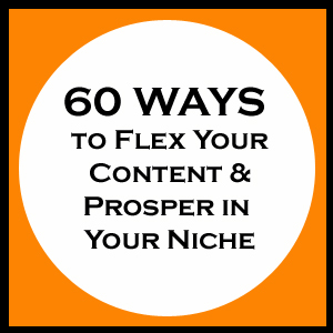 60 Ways To Flex Your Content & Prosper In Your Niche